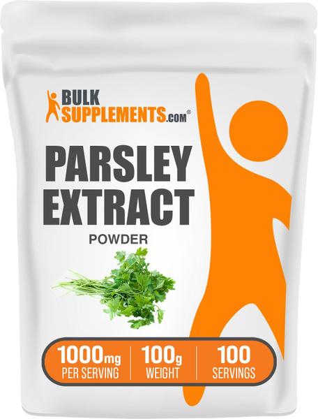 Imagem de Suplemento BulkSupplements.com Extrato de salsa em pó 100g