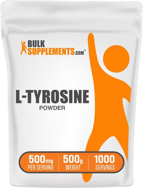 Imagem de Suplemento BulkSupplements.com L-tirosina em pó 500mg 500g