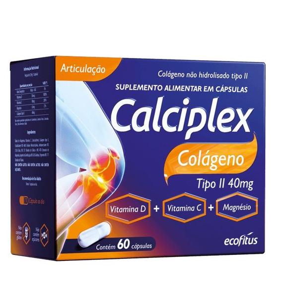 Imagem de Suplemento Calciplex Tipo II Com 60 Capsulas - Ecofitus