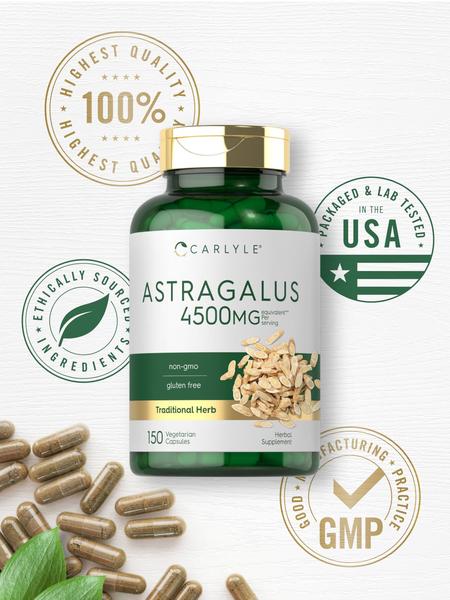 Imagem de Suplemento Carlyle Astragalus Root 4500mg 150 Cápsulas