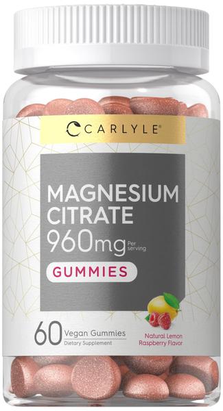 Imagem de Suplemento Carlyle Magnesium Citrate Gummies 960 mg 60 Vegan