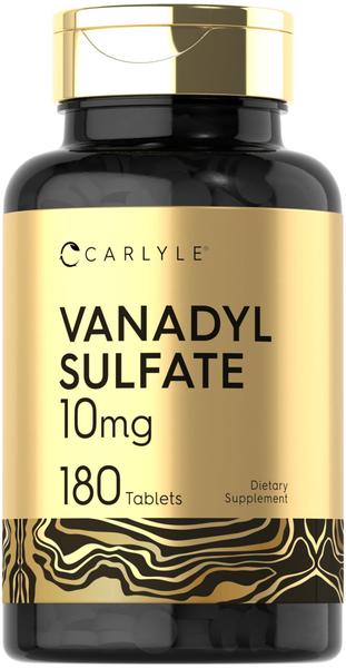 Imagem de Suplemento Carlyle Vanadyl Sulfate 10mg 180 comprimidos