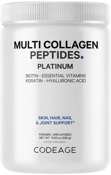 Imagem de Suplemento Codeage Multi Collagen Biotina 10000mcg Café 340mL