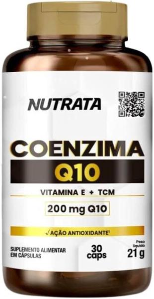 Imagem de Suplemento Coenzima Q10 200mg 30 Capsulas Vitamina E + TCM  Nutrata