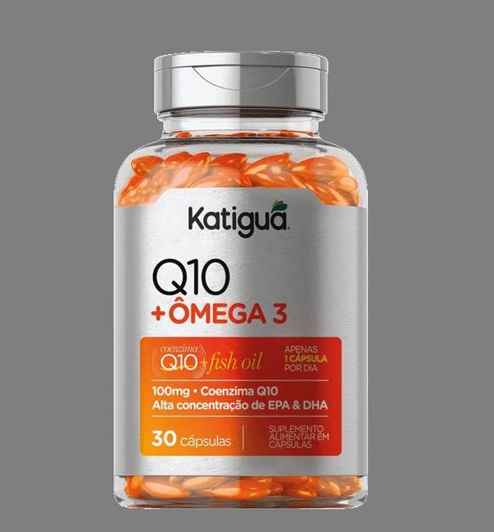 Imagem de Suplemento Coezima Q10+Omega 3 600mg 30 Capsulas - Katigua