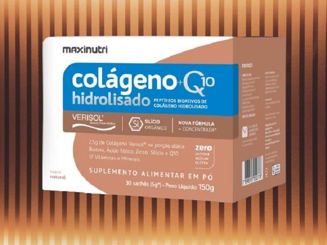 Imagem de Suplemento Colágeno Verisol Q10 30x10g  Natural - Maxinutri