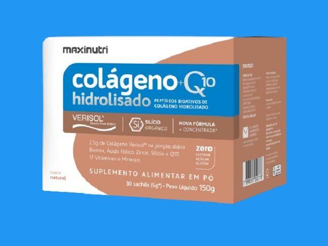 Imagem de Suplemento Colágeno Verisol Q10 30x10g  Natural - Maxinutri