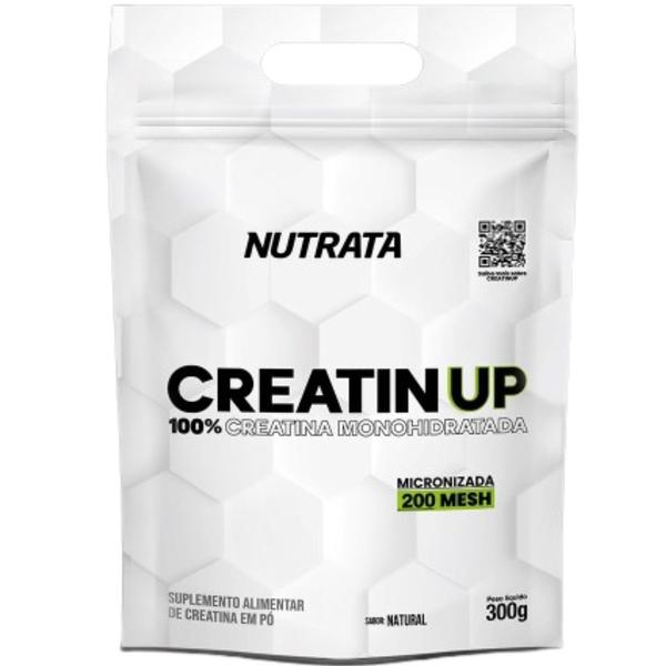 Imagem de Suplemento Creatina 300g Refil Creatin Up Nutrata Refil Pura Micronizada