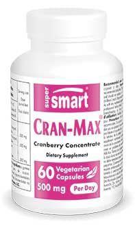 Imagem de Suplemento de amora Supersmart Cran-Max 500mg 60 cápsulas