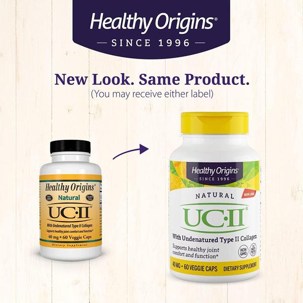 Imagem de Suplemento de colágeno Healthy Origins UC-II 40 mg 60 cápsulas