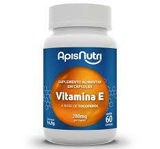 Imagem de Suplemento de Vitamina E 60 Caps 280mg ApisNutri