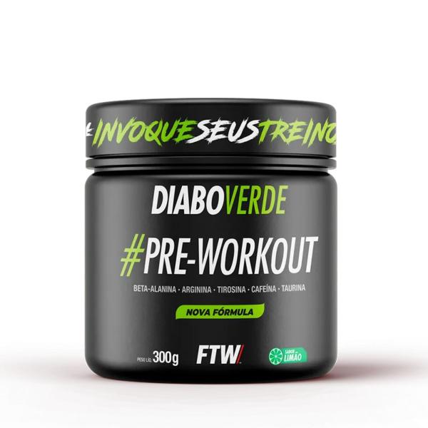 Imagem de Suplemento diabo verde pré-treino pré-workout 300g ftw fitoway varios sabores