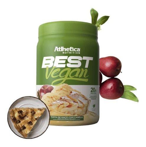 Suplemento Em Pó Atlhetica Nutrition Best Vegan Proteína Vegana Em Pote De 500g - Athletica Nutrition Imagem de Suplemento Em Pó Atlhetica Nutrition Best Vegan Proteína Vegana Em Pote De 500g