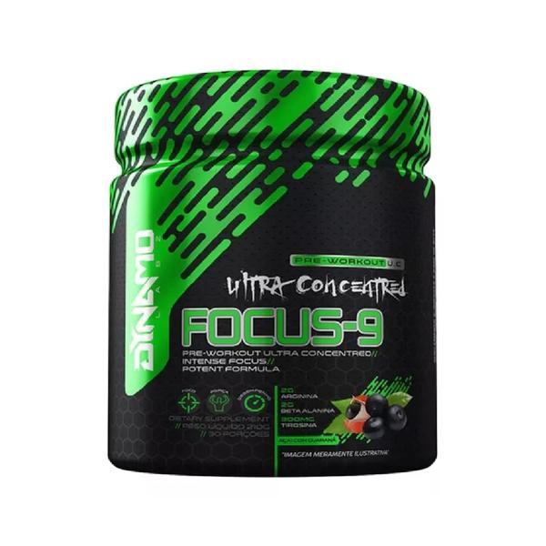Suplemento em Pó Pré Treino Focus-9 210g Dynamo Labz - Dynamo Labz Imagem de Suplemento em Pó Pré Treino Focus-9 210g Dynamo Labz