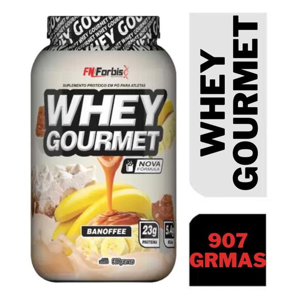 Imagem de Suplemento Em Pó Whey Gourmet Banoffee FN Forbis 907G POTE