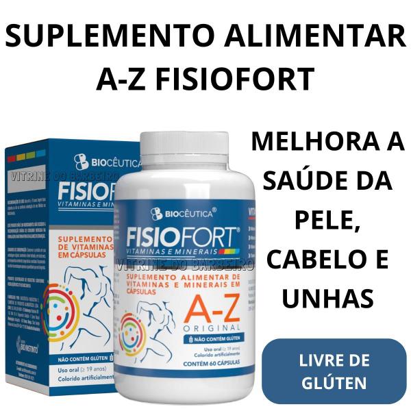 Imagem de Suplemento Fisiofort Alimentar 60 Cápsulas A-Z Multivitamína