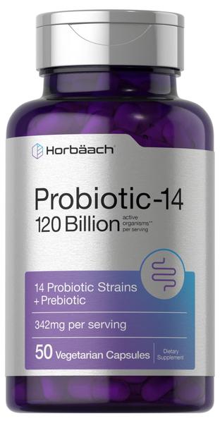 Imagem de Suplemento Horbäach Probiotics 120 bilhões de CFU 50 cápsulas