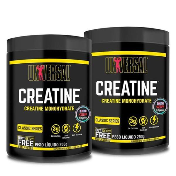 Imagem de Suplemento Importado 2 X Potes De Creatina Monohidratada 400g no total - Universal Nutrition U.S.A