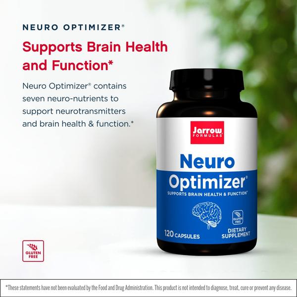 Imagem de Suplemento Jarrow Formulas Neuro Optimizer - 2 Frascos com 120 Cápsulas