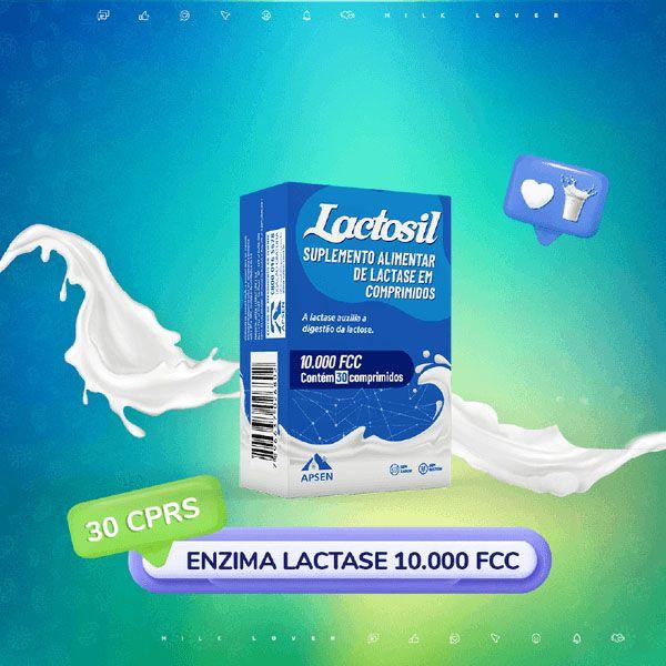 Imagem de Suplemento Lactosil 10.000 FCC 30 Comprimidos - Apsen