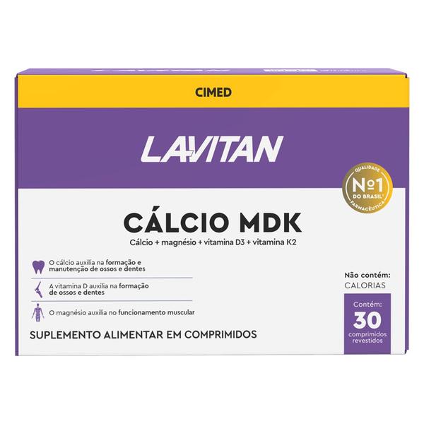 Imagem de Suplemento Lavitan Cálcio MDK 30Cps - Cimed