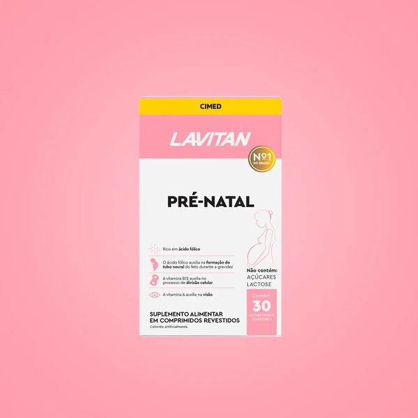 Imagem de Suplemento Lavitan Pré-Natal Multi Com 30 Comprimidos -Cimed