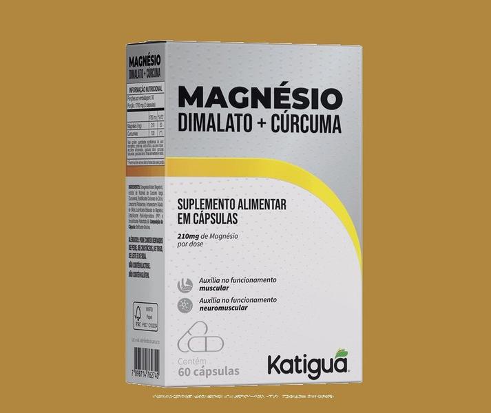 Imagem de Suplemento Magnesio Dimalato+Curcuma 210mg C/60 - Katiguá