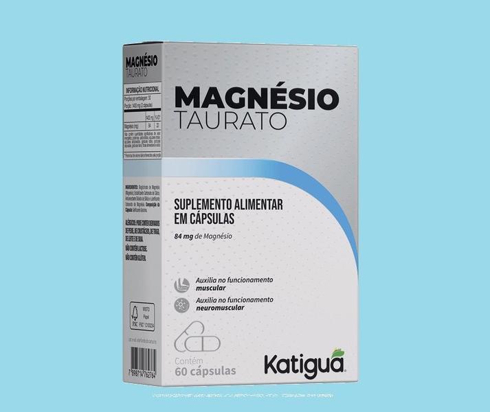 Imagem de Suplemento Magnésio Taurato 84mg 60Caps - Katigua