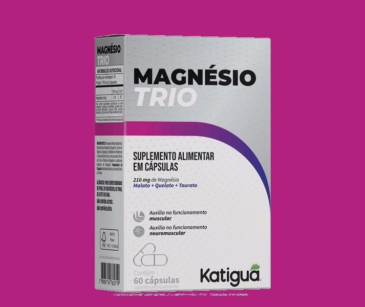 Imagem de Suplemento Magnesio Trio Com 60 Capsulas - Katigua