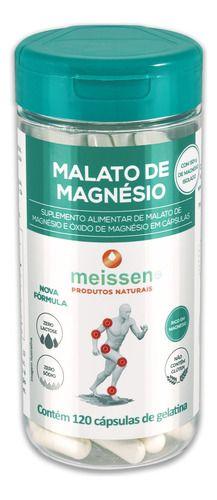 Imagem de Suplemento Malato De Magnesio 120 Capsulas 500mg Meissen