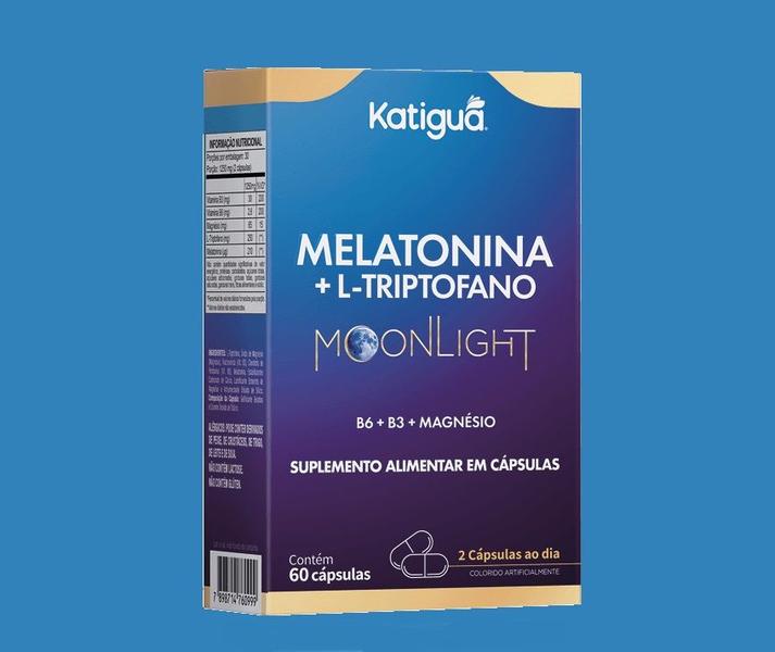 Imagem de Suplemento Melatonina+Triptofano 500mg C/60 Caps - Katiguá