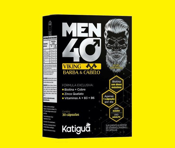 Imagem de Suplemento Men 40 Viking  Suplemento 30 Capsulas - Katigua