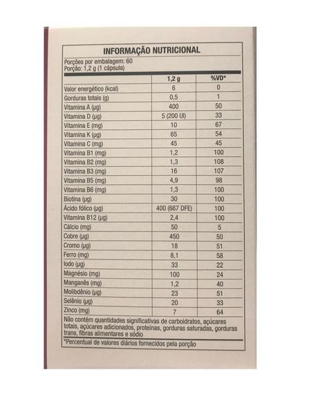 Imagem de Suplemento Multivitamínico Nutri Mulher 60 Cps - Equaliv