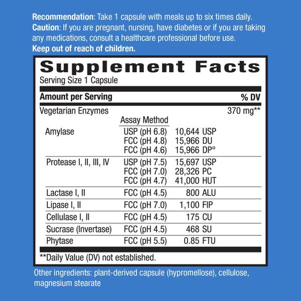 Imagem de Suplemento Nature's Way CompleteBest Vegetarian Enzymes 180 cápsulas