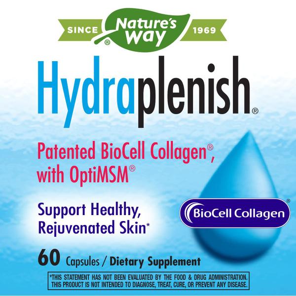 Imagem de Suplemento Nature's Way Hydraplenish com colágeno BioCell e MSM