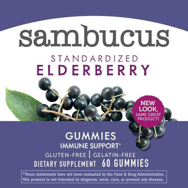 Imagem de Suplemento Nature's Way Sambucus Elderberry Immune Gummies 60