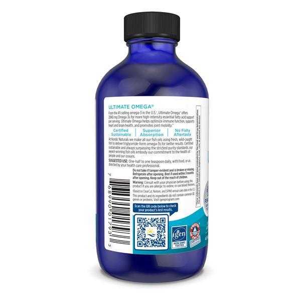 Imagem de Suplemento Nordic Naturals Ultimate Omega Liquid 118 ml