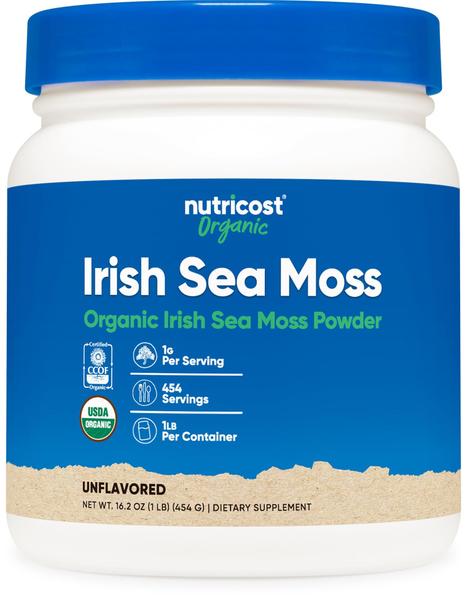 Imagem de Suplemento Nutricost Organic Irish Moss Powder 454g