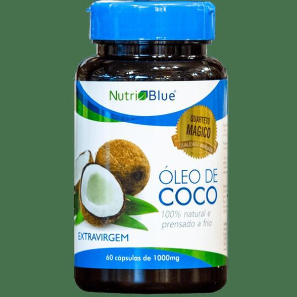 Imagem de Suplemento Óleo De Coco Nutriblue 60 Cápsulas 1.000Mg