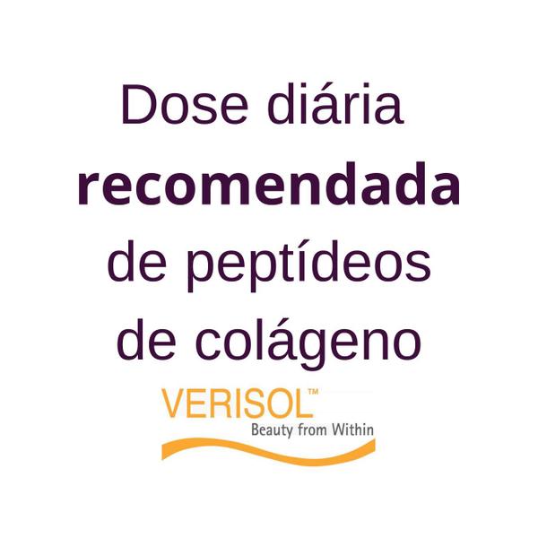 Imagem de Suplemento p/ pele Colágeno HYALURONIC VERISOL SANAVITA em Pó Hidrolisado 30 Sachês / Anti - Rugas - Firmeza p/ pele - c/ Vitamina C