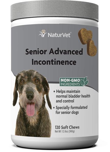 Imagem de Suplemento para cães NaturVet Senior Advanced Incontinence 120 Soft Chews