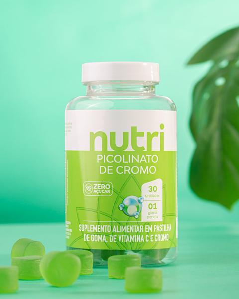 Suplemento Picolinato de Cromo - Nutrihealth Suplementos Imagem de Suplemento Picolinato de Cromo