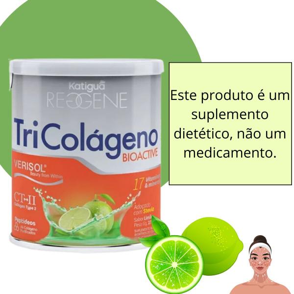 Imagem de Suplemento Po Tri Colágeno Bioactive 17Vit+Minerais Katiguá