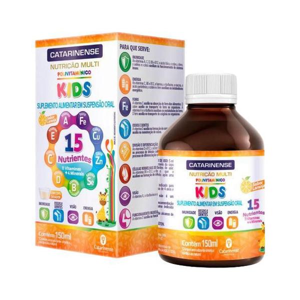 Suplemento Polivitamínico Kids Multi 150ml - Catarinense Imagem de Suplemento Polivitamínico Kids Multi 150ml - Catarinense