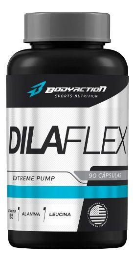 Suplemento Pré Treino Dilaflex 90 Cápsulas Bodyaction Imagem de Suplemento Pré Treino Dilaflex 90 Cápsulas Bodyaction