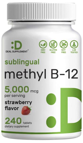 Imagem de Suplemento PROMOCIONAL SUPLEMENTO B-12 Vitaminas 5000mcg 240