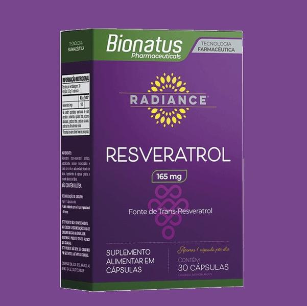 Imagem de Suplemento Radiance Resveratrol 165mg 30 Cápsulas - Bionatus