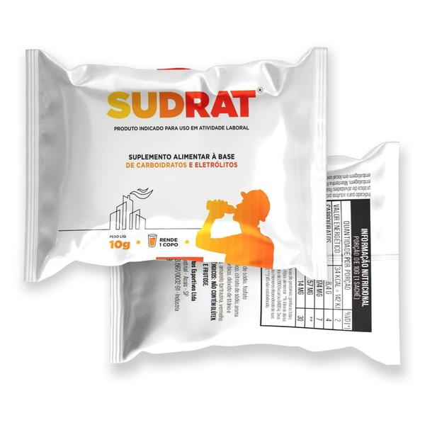 Suplemento Repositor Energético Isotônico Reidratante 10g Rende 1 copo (250ml) - SUDRAT - Sudract Imagem de Suplemento Repositor Energético Isotônico Reidratante 10g Rende 1 copo (250ml) - SUDRAT