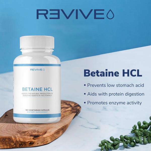 Imagem de Suplemento Revive MD Betaine HCL com Pepsina 180 cápsulas