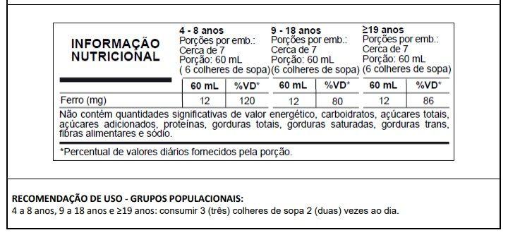 Imagem de Suplemento Rico Em Ferro Bioforzan 400ml - Arte Nativa